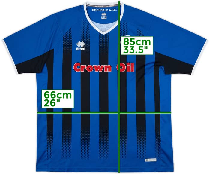 2018-19 Rochdale Home Shirt - 7/10 - (5XL)