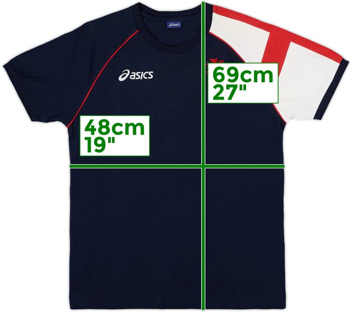2010-11 Genoa Asics Training Tee - 9/10 - (S)