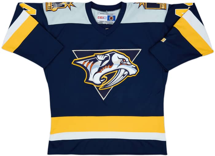 2000-04 Nashville Predators Timonen #44 CCM Away Jersey - 7/10 - (M)