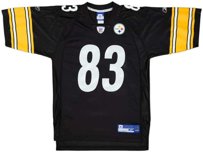 2005-06 Pittsburgh Steelers Miller #83 Reebok On Field Home Jersey - 9/10 - (M)