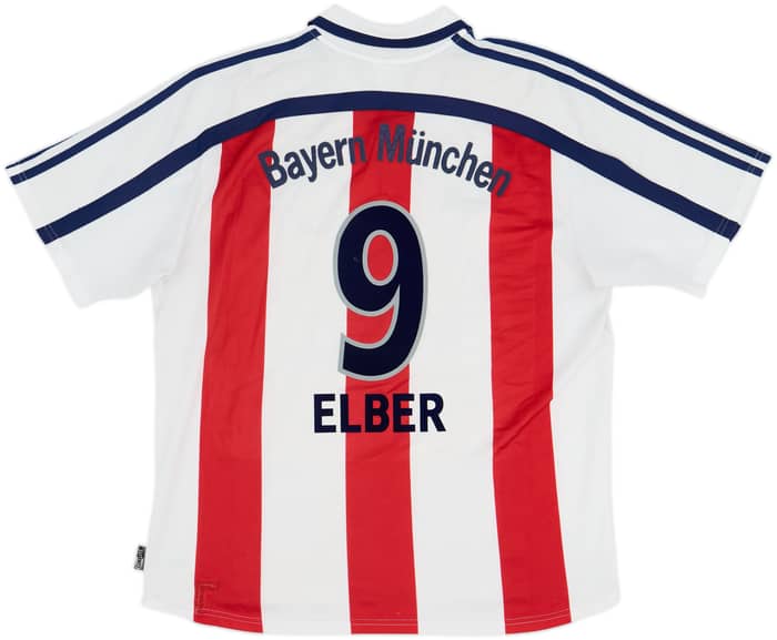 2000-01 Bayern Múnich Camiseta Visitante Elber #9 - 6/10 - (L)