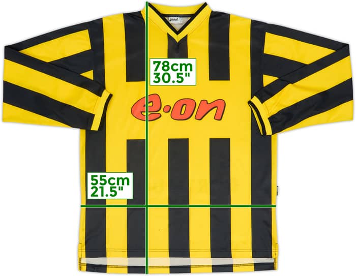2000-02 Borussia Dortmund Home L/S Shirt - 3/10 - (M)