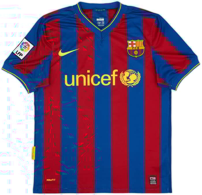 2009-10 Barcelona Home Shirt A.Iniesta #8 - 7/10 - (S)
