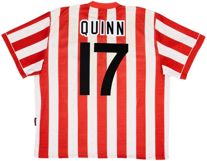 1996-97 Sunderland Home Shirt Quinn #17 - 6/10 - (XXL)