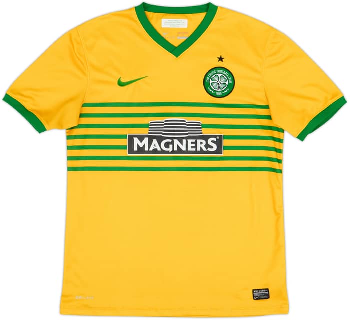 2013-14 Celtic Away Shirt Brown #8 - 9/10 - (M)