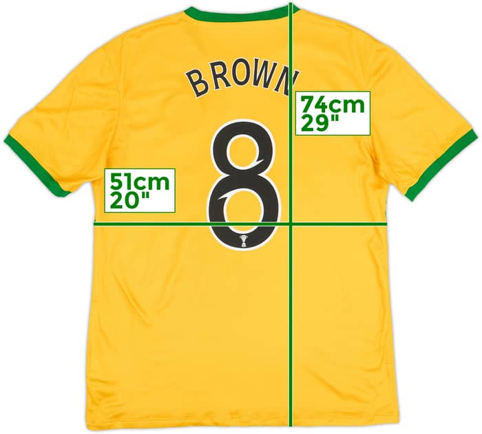 2013-14 Celtic Away Shirt Brown #8 - 6/10 - (M)