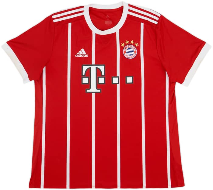 2017-18 Bayern Munich Home Shirt Lewandowski #9 - 8/10 - (XL)