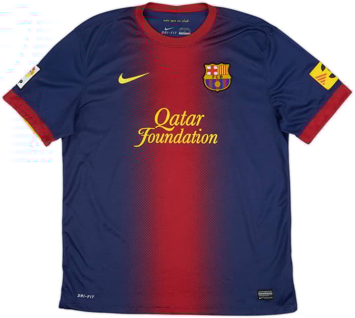 2012-13 Barcelona Home Shirt Messi #10 - 7/10 - (L)
