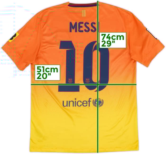 2012-13 Barcelona Away Shirt Messi #10 - 8/10 - (M)