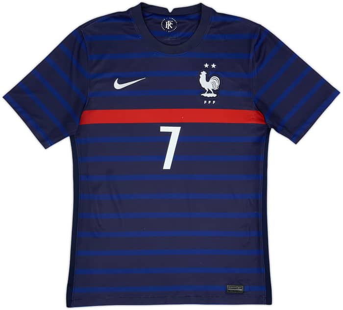 2020-21 France Home Shirt Griezmann #7 - 8/10 - (S)