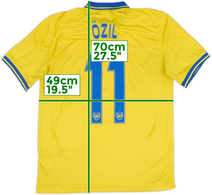 2013-14 Arsenal Away Shirt Ozil #11 - 6/10 - (M)