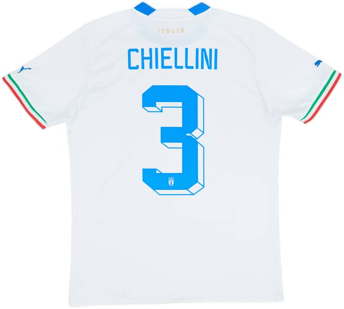Camiseta de visitante de Italia 2022-23 Chiellini #3 - 9/10 - (M)