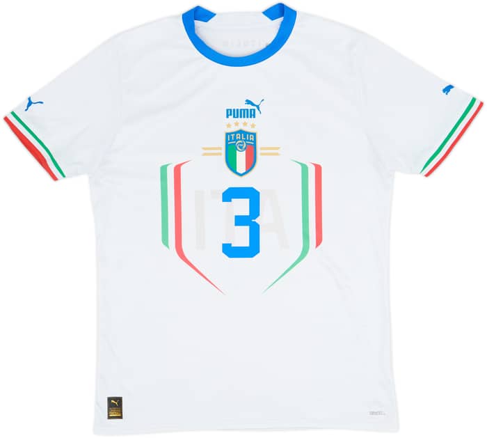 Camiseta de visitante de Italia 2022-23 Chiellini #3 - 9/10 - (M)