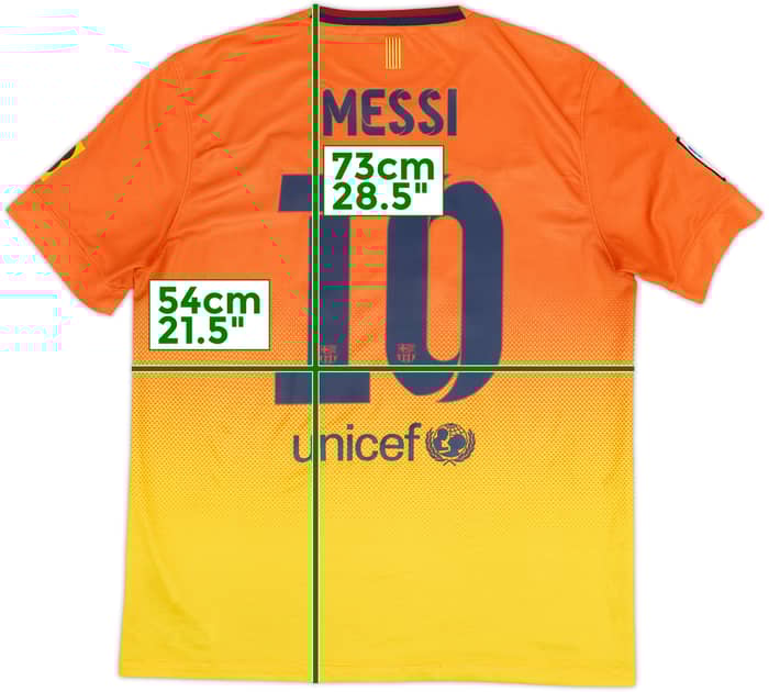 2012-13 Barcelona Away Shirt Messi #10 - 8/10 - (L)