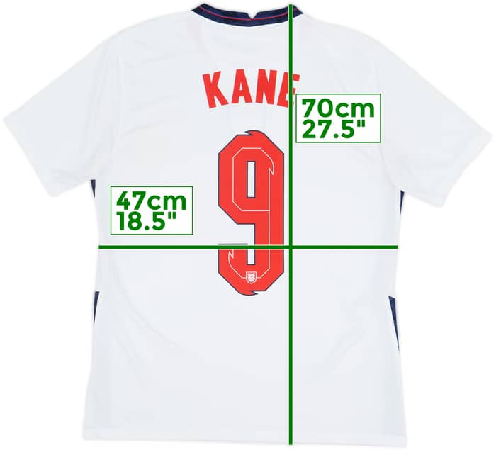 2020-22 England Home Shirt Kane #9 - 6/10 - (M)