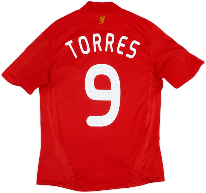 2008-10 Liverpool Home Shirt Torres #9 - 7/10 - (M)