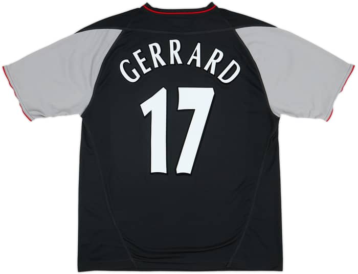 2002-04 Liverpool Away Shirt Gerrard #17 - 9/10 - (L)