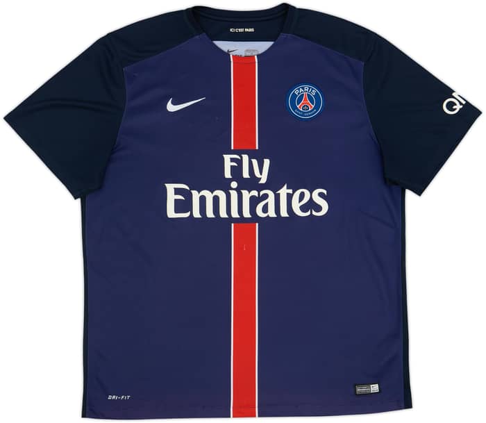 2015-16 Paris Saint-Germain Home Shirt Ibrahimovic #10 - 5/10 - (XL)