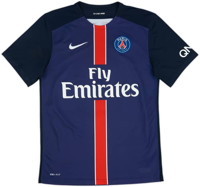 2015-16 Paris Saint-Germain Home Shirt Ibrahimovic #10 - 7/10 - (S)