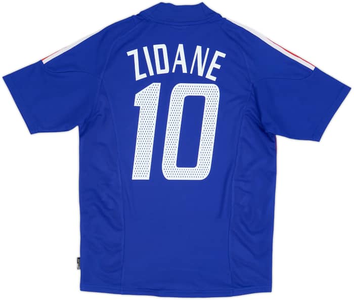 2002-04 France Home Shirt Zidane #10 - 7/10 - (M)