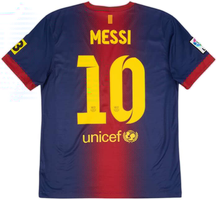 2012-13 Barcelona Home Shirt Messi #10 - 8/10 - (M)