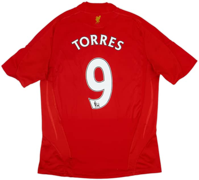 2008-10 Liverpool Home Shirt Torres #9 - 9/10 - (M)