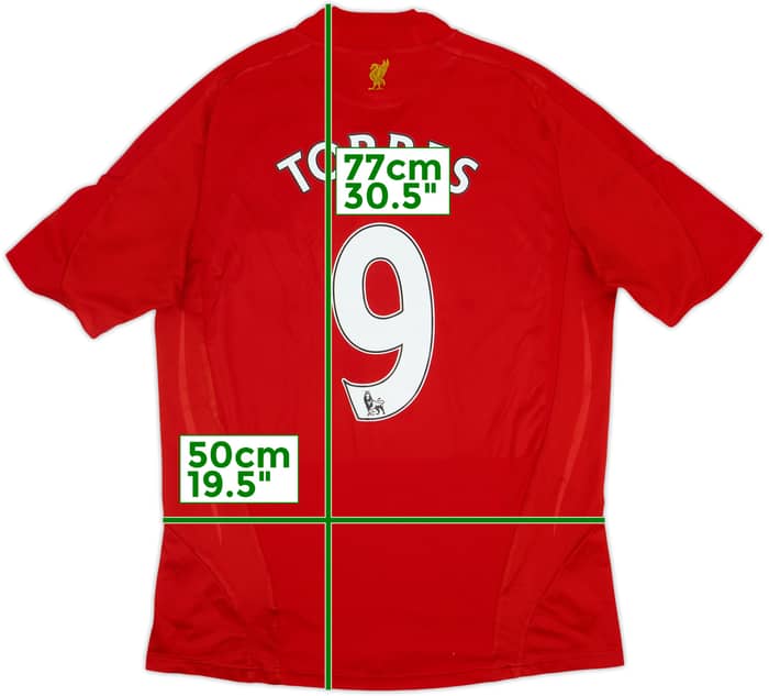 2008-10 Liverpool Home Shirt Torres #9 - 9/10 - (M)