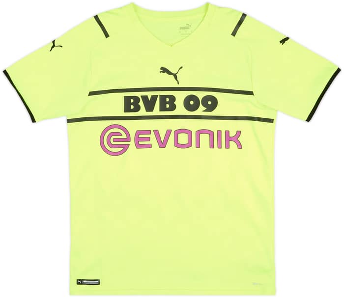2021-22 Borussia Dortmund European Home Shirt Haaland #9 - 10/10 - (M)
