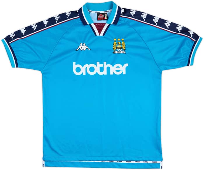 1997-99 Manchester City Home Shirt - 9/10 - (XL)