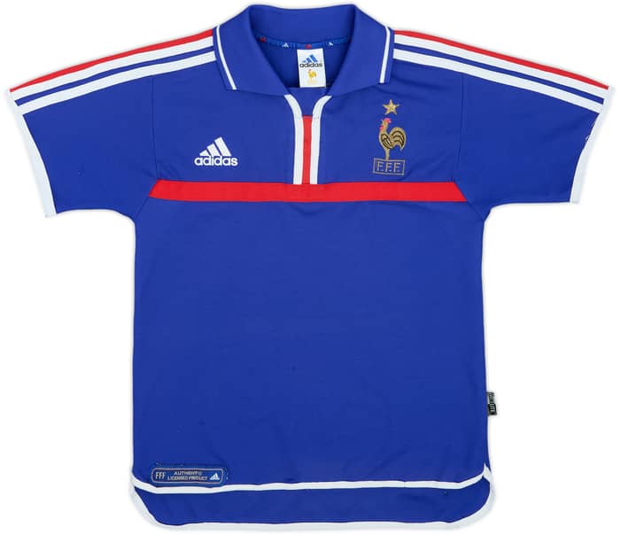 2000-02 France Home Shirt - 4/10 - (S)
