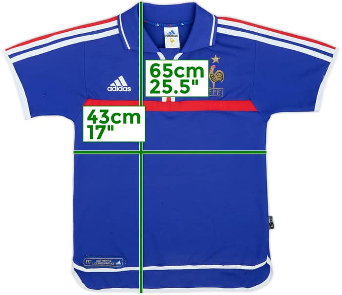 2000-02 France Home Shirt - 4/10 - (S)