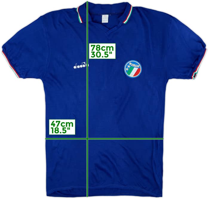 1986-91 Italy Home Shirt - 4/10 - (XL)