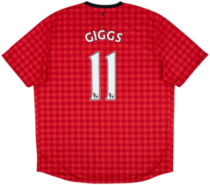 2012-13 Manchester United Home Shirt Giggs #11 - 6/10 - (XXL)