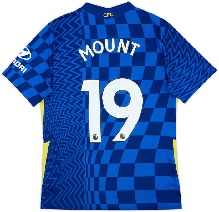 2021-22 Chelsea Home Shirt Mount #19 - 6/10 - (M)