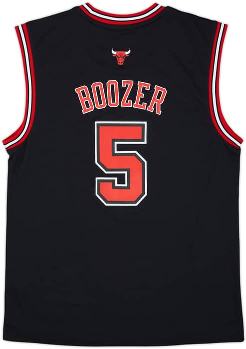 2010-14 Chicago Bulls Boozer #5 adidas Alternate Jersey - 8/10 - (M)