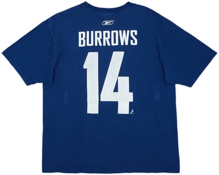 2007-11 Vancouver Canucks Burrows #14 Reebok Tee - 5/10 - (XL)
