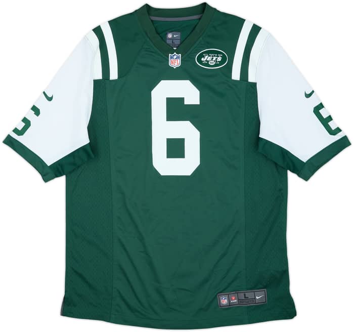 2012-13 New York Jets Sanchez #6 Nike Game Home Jersey - 9/10 - (L)