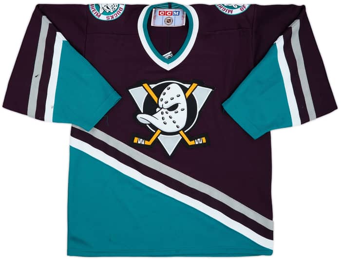 1995-98 Mighty Ducks of Anaheim CCM Away Jersey - 3/10 - (S)
