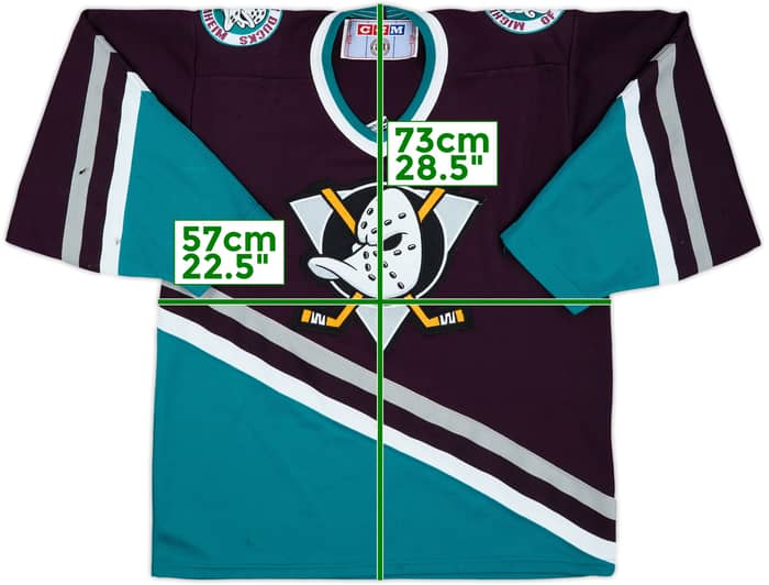 1995-98 Mighty Ducks of Anaheim CCM Away Jersey - 3/10 - (S)