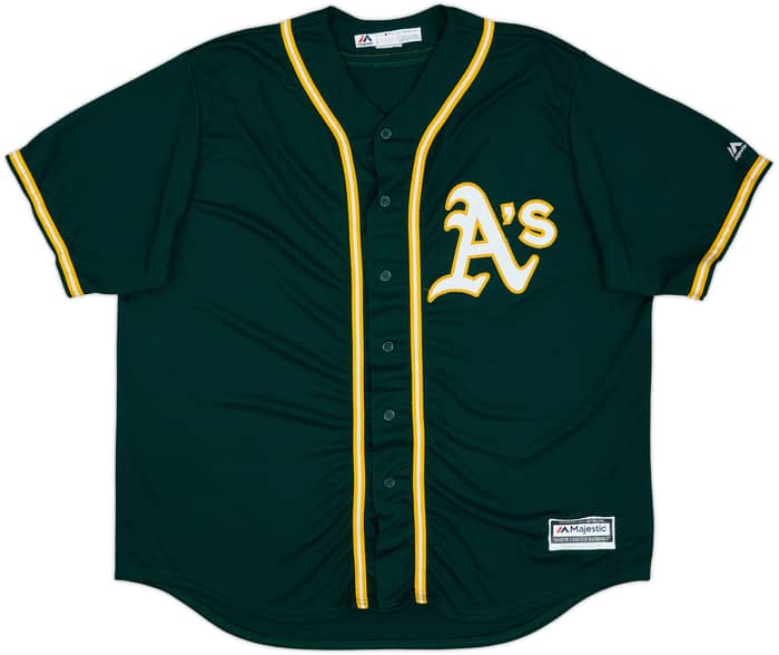 2015-19 Oakland Athletics Majestic Cool Base Alternate Jersey - 6/10 - (XXL)