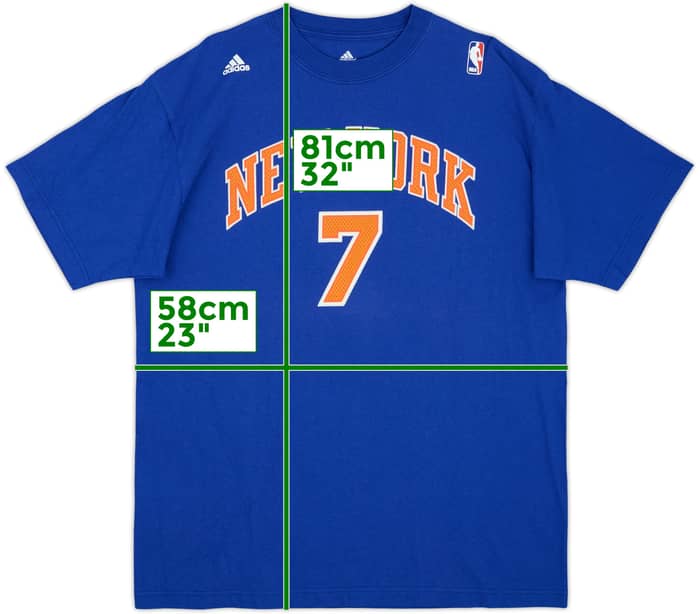 2006-07 New York Knicks Frye #7 adidas Tee - 8/10 - (L)