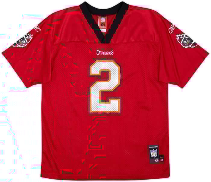 2005-06 Tampa Bay Buccaneers Simms #2 Reebok Replica Home Jersey - 8/10 - (XL.Boys)