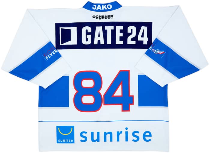 2005-06 Kloten Flyers #84 Ochsner Hockey Authentic Away Jersey - 8/10 - (XL)