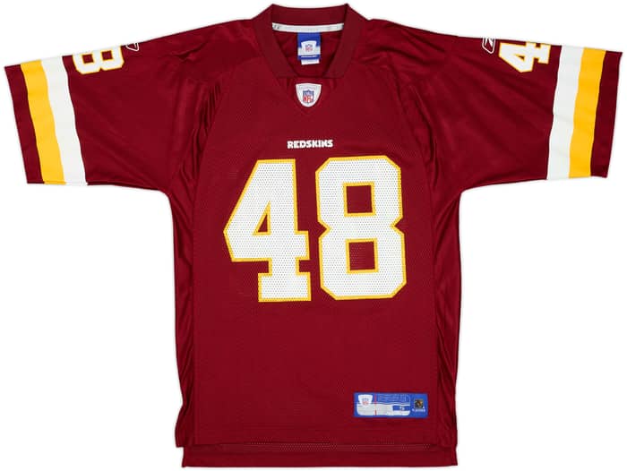 2002 Washington Redskins Davis #48 Reebok On Field Home Jersey - 9/10 - (S)
