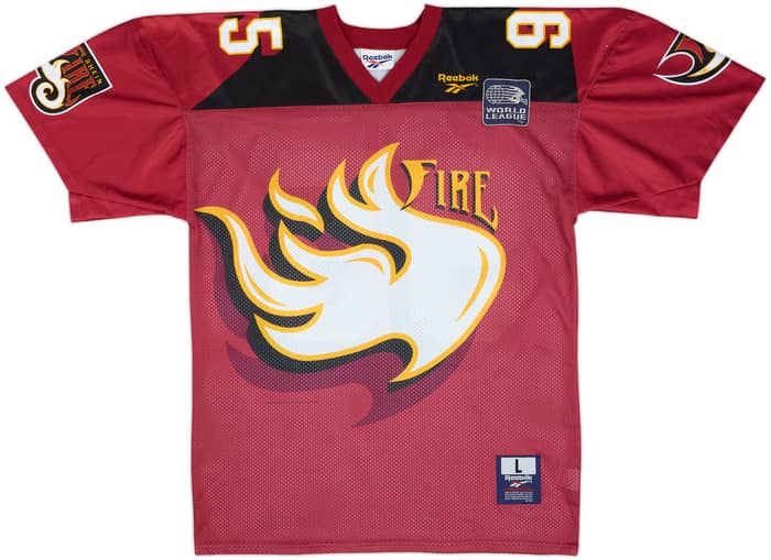 1995 Rhein Fire #95 Reebok Home Jersey - 9/10 - (L)