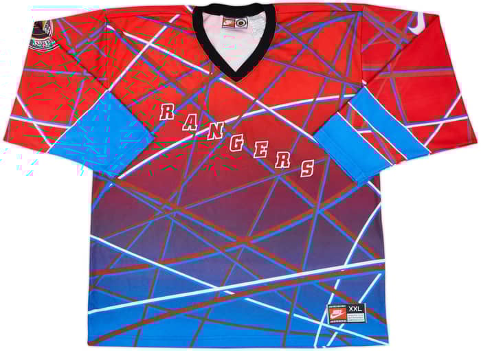 1990s New York Rangers Nike NHL Street Jersey - 9/10 - (XXL)