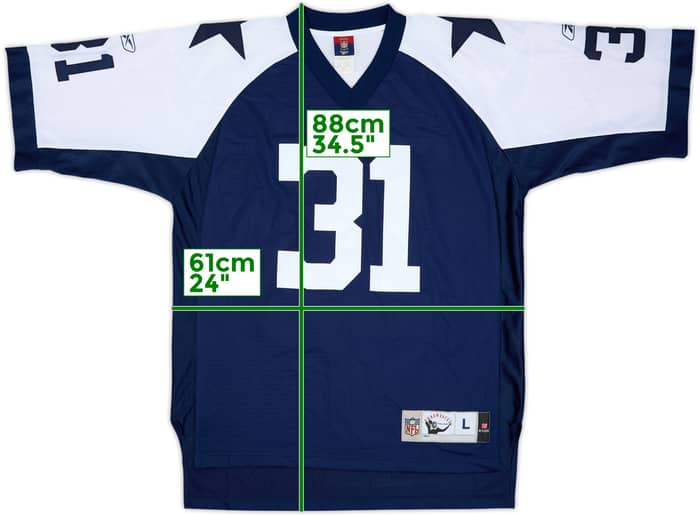 2007 Dallas Cowboys R.Williams #31 Reebok Throwback Jersey - 6/10 - (L)