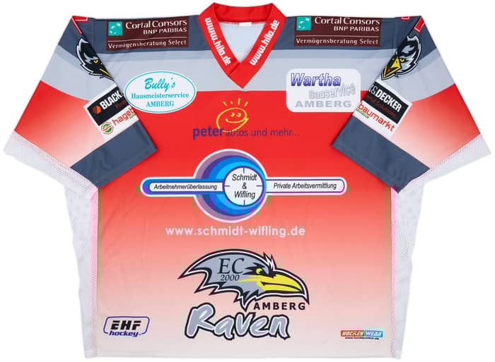 2000s EC 2000 Amberg Ravens Bauerschmitt #1 HockeyWear Home Jersey - 8/10 - (XXL)