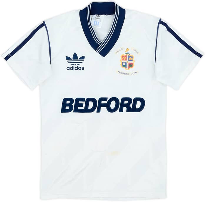 1987-89 Luton Town Home Shirt - 6/10 - (L.Boys)