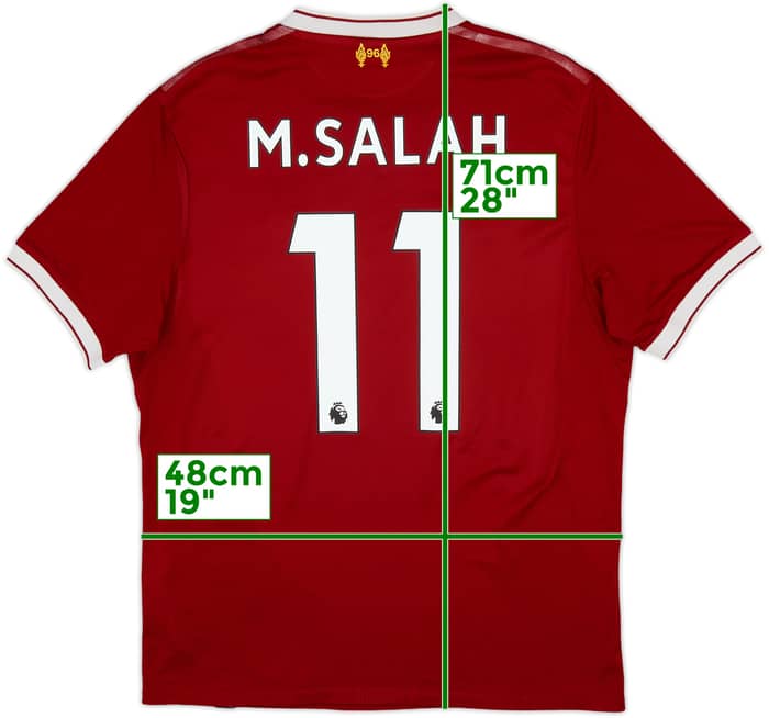 2017-18 Liverpool 125 Years Home Shirt M.Salah #11 - 5/10 - (S)